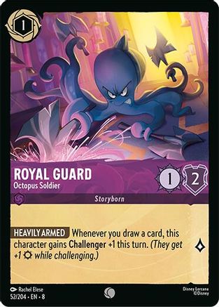 Royal Guard - Octopus Soldier (52/204) [Reign of Jafar] Lorcana Single Disney