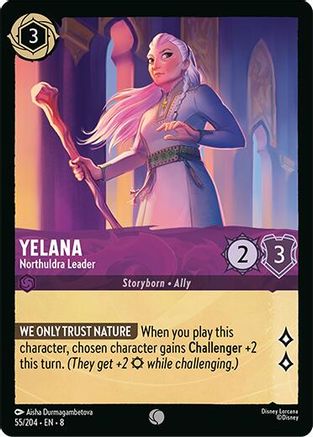 Yelana - Northuldra Leader (55/204) [Reign of Jafar] Cold Foil Lorcana Single Disney