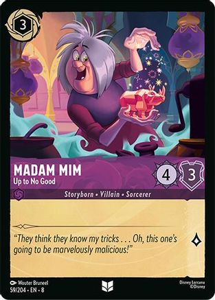 Madam Mim - Up to No Good (59/204) [Reign of Jafar] Lorcana Single Disney