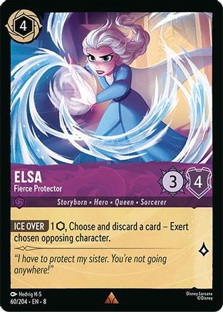 Elsa - Fierce Protector (60/204) [Reign of Jafar] Lorcana Single Disney