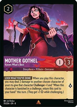 Mother Gothel - Knows What's Best (70/204) [Reign of Jafar] Lorcana Single Disney