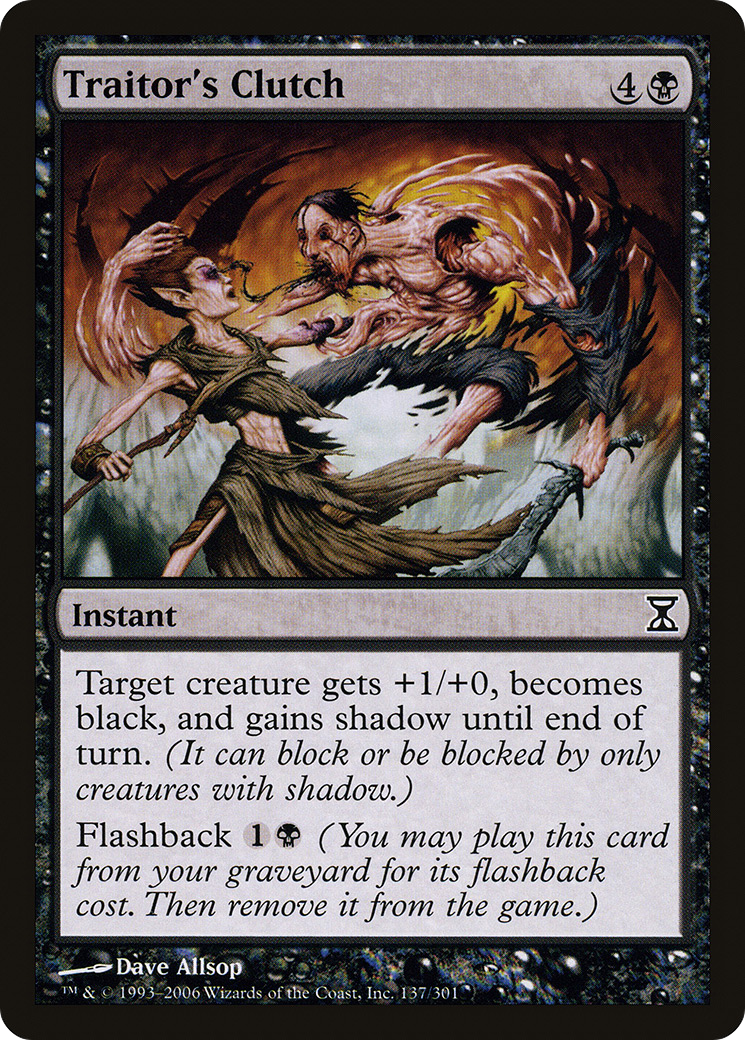Traitor's Clutch (TSP-137) [Time Spiral] MTG Single Wizards of the Coast