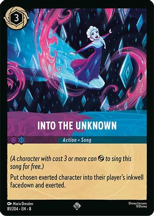 Into the Unknown (81/204) [Reign of Jafar] Lorcana Single Disney