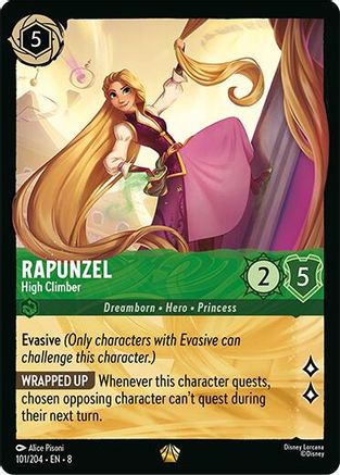 Rapunzel - High Climber (101/204) [Reign of Jafar] Cold Foil Lorcana Single Disney