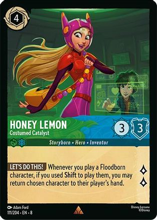 Honey Lemon - Costumed Catalyst (111/204) [Reign of Jafar] Lorcana Single Disney
