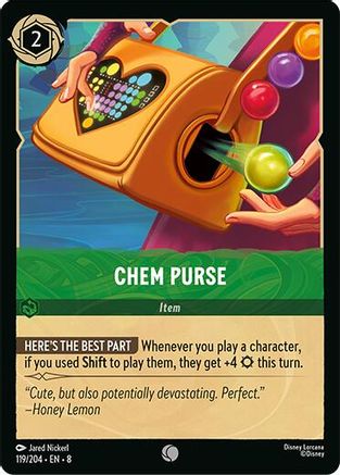 Chem Purse (119/204) [Reign of Jafar] Cold Foil Lorcana Single Disney