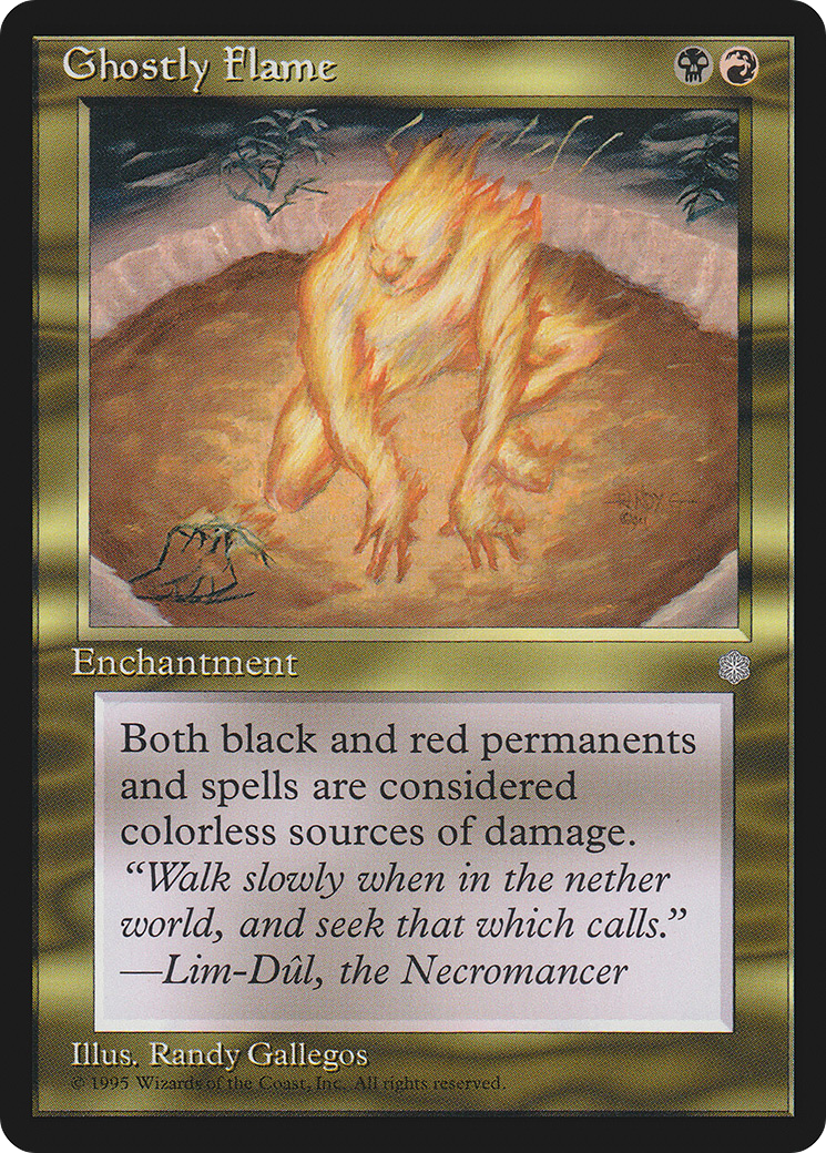 Ghostly Flame (ICE-292) [Ice Age] MTG Single Wizards of the Coast