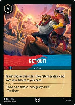 Get Out! (148/204) [Reign of Jafar] Lorcana Single Disney