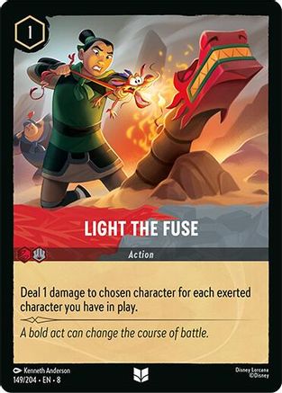 Light the Fuse (149/204) [Reign of Jafar] Lorcana Single Disney