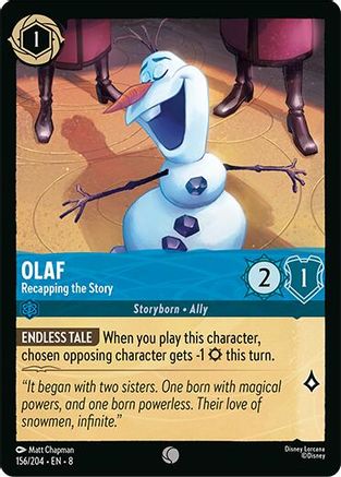 Olaf - Recapping the Story (156/204) [Reign of Jafar] Lorcana Single Disney