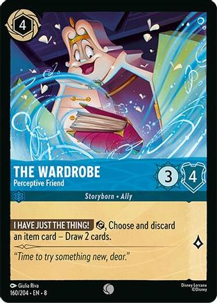 The Wardrobe - Perceptive Friend (160/204) [Reign of Jafar] Lorcana Single Disney