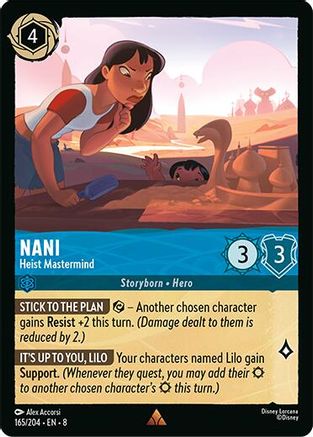 Nami - Heist Mastermind (165/204) [Reign of Jafar] Cold Foil Lorcana Single Disney