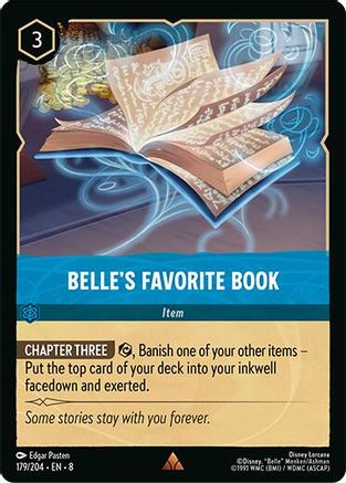 Belle's Favorite Book (179/204) [Reign of Jafar] Cold Foil Lorcana Single Disney