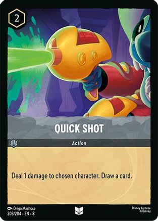 Quick Shot (203/204) [Reign of Jafar] Lorcana Single Disney