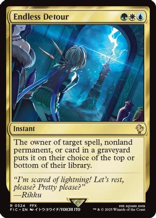 Endless Detour (FIC-324) [Commander: FINAL FANTASY] MTG Single Wizards of the Coast