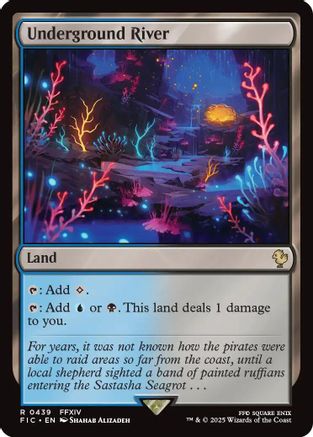 Underground River (FIC-439) [Commander: FINAL FANTASY] MTG Single Wizards of the Coast