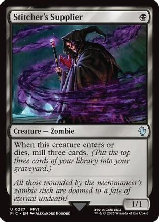 Stitcher's Supplier (FIC-287) [Commander: FINAL FANTASY] MTG Single Wizards of the Coast