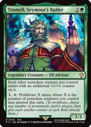Tromell, Seymour's Butler (FIC-073) [Commander: FINAL FANTASY] MTG Single Wizards of the Coast