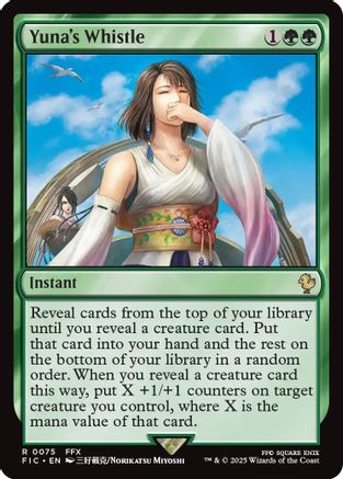 Yuna's Whistle (FIC-075) [Commander: FINAL FANTASY] MTG Single Wizards of the Coast