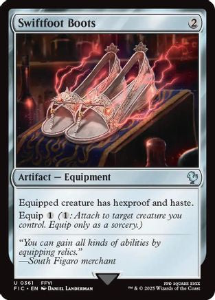 Swiftfoot Boots (FIC-361) [Commander: FINAL FANTASY] MTG Single Wizards of the Coast