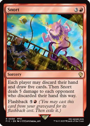 Snort (FIC-058) [Commander: FINAL FANTASY] MTG Single Wizards of the Coast