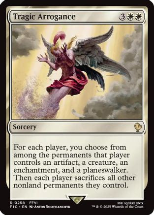 Tragic Arrogance (FIC-258) [Commander: FINAL FANTASY] MTG Single Wizards of the Coast