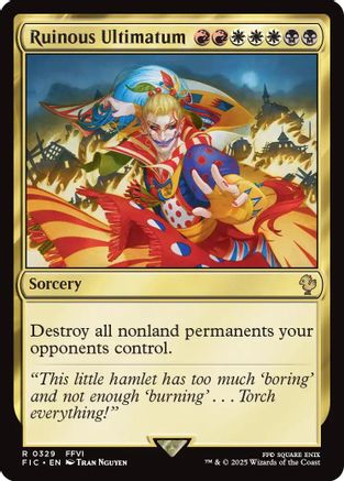 Ruinous Ultimatum (FIC-329) [Commander: FINAL FANTASY] MTG Single Wizards of the Coast