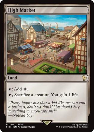 High Market (FIC-402) [Commander: FINAL FANTASY] MTG Single Wizards of the Coast
