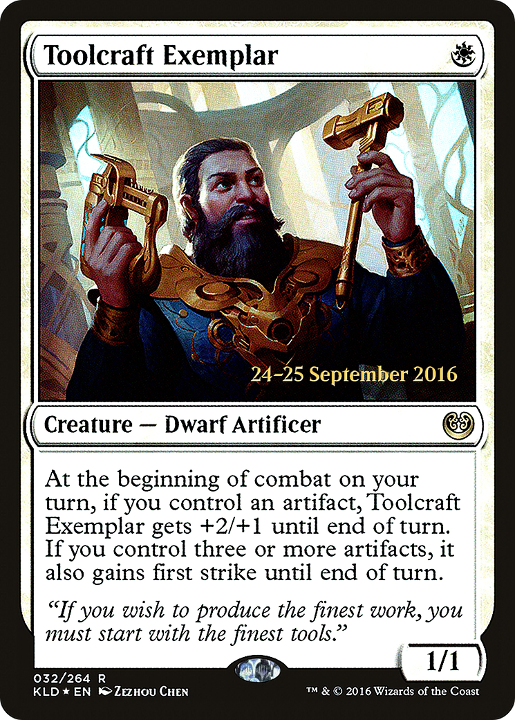 Toolcraft Exemplar (PRE-032) [Kaladesh Promos] Foil MTG Single Wizards of the Coast