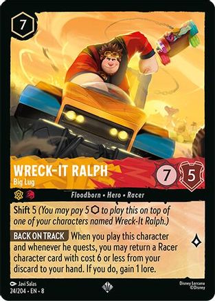 Wreck-It Ralph - Big Lug (24/204) [Reign of Jafar] Cold Foil Lorcana Single Disney