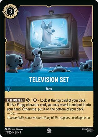 Television Set (178/204) [Reign of Jafar] Cold Foil Lorcana Single Disney
