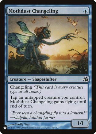 Mothdust Changeling (MOR) (LIST-042) [Mystery Booster] The List Reprints MTG Single Wizards of the Coast