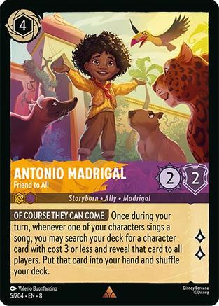 Antonio Madrigal - Friend to All (5/204) [Reign of Jafar] Lorcana Single Disney