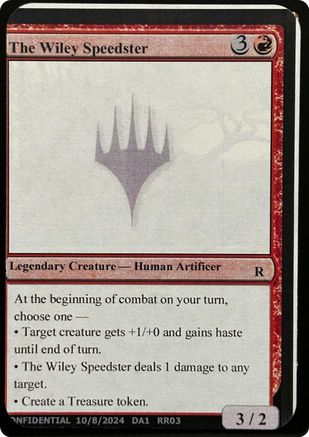 The Wiley Speedster (-) [Misc] Un-Known Event Playtest Cards MTG Single Wizards of the Coast