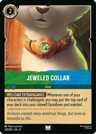 Jeweled Collar (120/204) [Reign of Jafar] Cold Foil Lorcana Single Disney