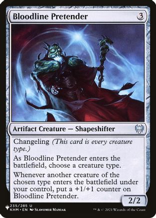 Bloodline Pretender (KHM) (LIST-235) [Mystery Booster] The List Reprints MTG Single Wizards of the Coast