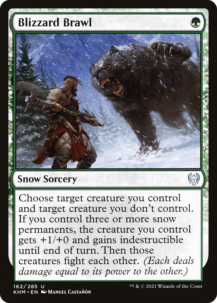 Blizzard Brawl (KHM-162) [Kaldheim] Foil MTG Single Wizards of the Coast