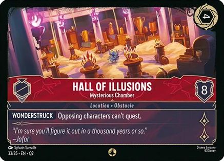 Hall of Illusions - Mysterious Chamber (33/35) [Illumineers Quest Palace Heist] Lorcana Single Disney