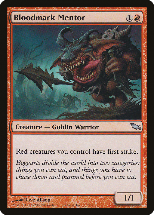 Bloodmark Mentor (SHM-083) [Shadowmoor] MTG Single Wizards of the Coast