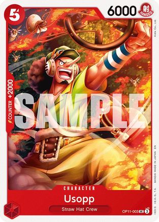Usopp (OP11-003) [A Fist of Divine Speed] One Piece Single Bandai