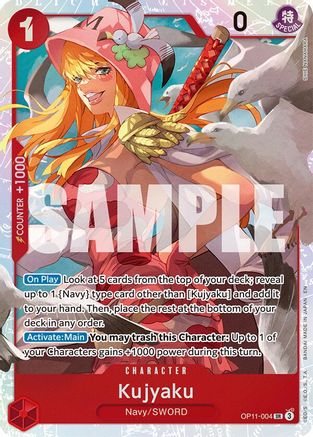 Kujyaku (OP11-004) [A Fist of Divine Speed] Foil One Piece Single Bandai