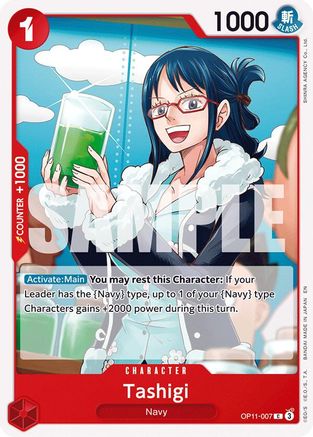 Tashigi (OP11-007) [A Fist of Divine Speed] One Piece Single Bandai