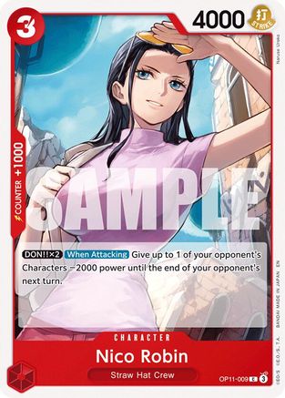 Nico Robin (OP11-009) [A Fist of Divine Speed] One Piece Single Bandai