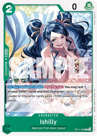Ishilly (OP11-025) [A Fist of Divine Speed] One Piece Single Bandai