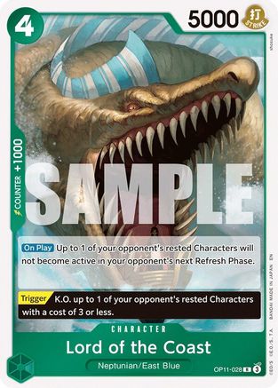Lord of the Coast (OP11-028) [A Fist of Divine Speed] Foil One Piece Single Bandai