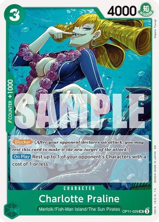 Charlotte Praline (OP11-029) [A Fist of Divine Speed] One Piece Single Bandai