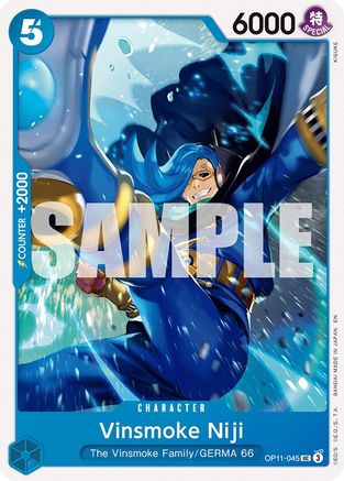 Vinsmoke Niji (OP11-045) [A Fist of Divine Speed] One Piece Single Bandai