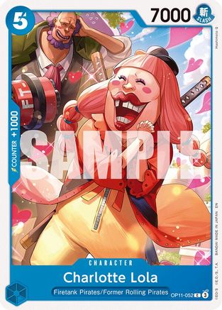 Charlotte Lola (OP11-052) [A Fist of Divine Speed] One Piece Single Bandai