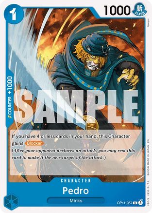 Pedro (OP11-057) [A Fist of Divine Speed] One Piece Single Bandai