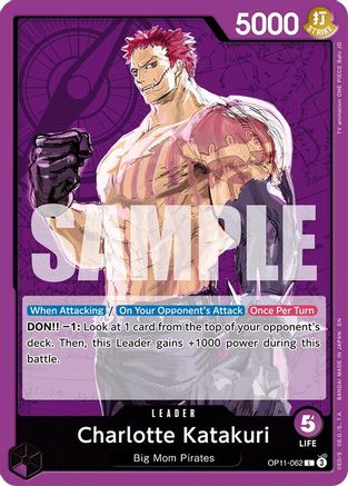 Charlotte Katakuri (062) (OP11-062) [A Fist of Divine Speed] One Piece Single Bandai